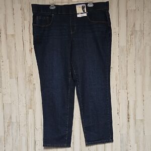 Terra & Sky Dark Blue Ankle Jeans